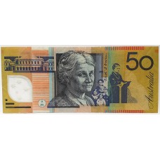 AUSTRALIA 1998 . FIFTY 50 DOLLAR BANKNOTE . ERROR . MISSING SERIALS